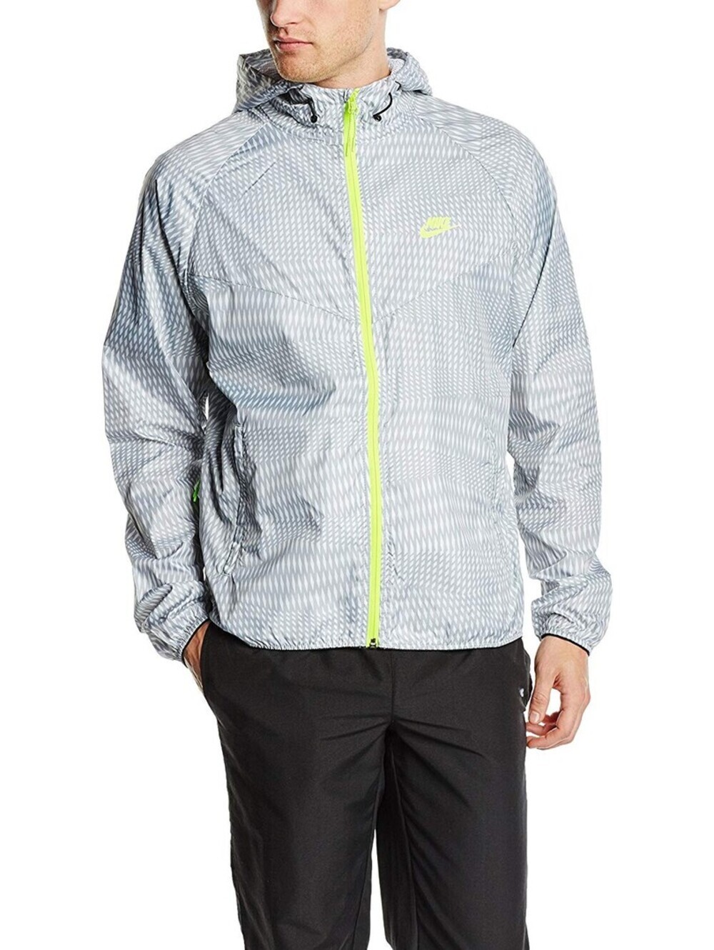 Nike Mens Full Zip Windbreaker Jacket Size XL